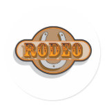 Rodeo Horseshoe stickers
