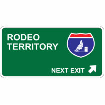 Rodeo Next Exit Photo Sculpture