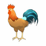 Rodney Rooster photo sculptures