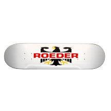 Roeder Surname Skate Deck