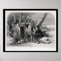 Roger Williams sheltered by the Narragansetts Posters