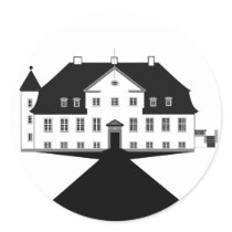 Rohden Manor House - Logo Round Sticker