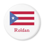 Roldan Puerto Rican Flag magnets