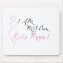 Role Model White Mousepad