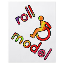 Roll Model - Disability Tees - in bright colours Flyers