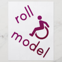 Roll Model - Disability Tees - in purple Full Color Flyer
