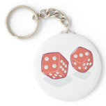 Roll the Red Dice keychains