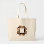 Rolled Brass Look Fractal Art Frame Bags