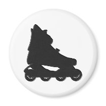 Roller-blade Fridge Magnet