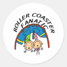 Roller Coaster Fanatic Sticker