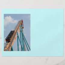 Roller Coaster Personalized Flyer
