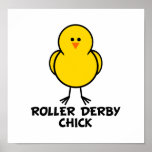 Roller Derby Chick Posters