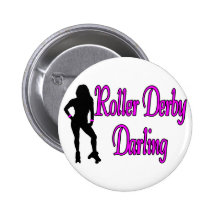 Roller Derby Darling Pinback Buttons