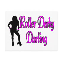 Roller Derby Darling Post Cards
