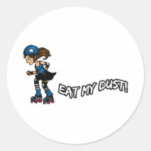 Roller Derby Eat my Dust Sticker