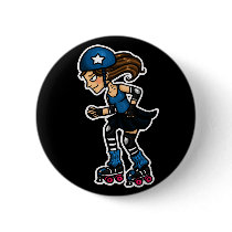 Roller Derby Jammer Pin