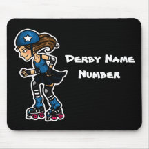 Roller Derby Jammer Customisable Mouse Pads