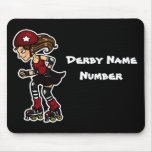 Roller Derby Jammer Customisable Mousemat