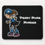 Roller Derby Jammer Customisable Mouse Pads