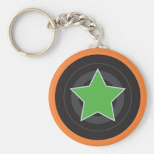 Roller Derby Jammer Star Keychains