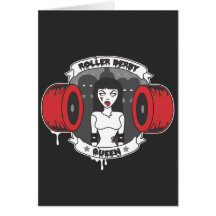 Roller Derby Queen *Updated* Greeting Card