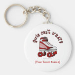 Roller Derby Skate - Red Key Chain