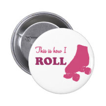 Roller Derby - This Is How I Roll Button