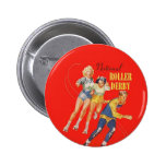 Roller Derby Vintage program Pin