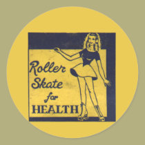 Roller Girl stickers