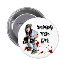 Roller Girls BREAK NECKS Button