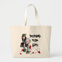 Roller Girls BREAK NECKS Tote Bags
