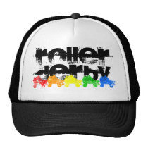 roller skate grunge rainbow hats