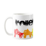 roller skate grunge rainbow coffee mug