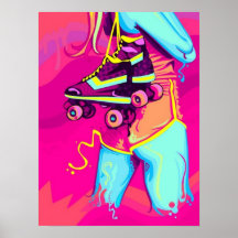 Roller Skate Poster