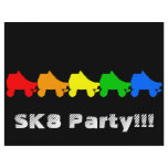 roller skate rainbow flyers