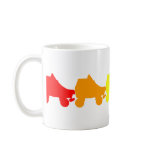 roller skate rainbow mug