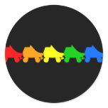 roller skate rainbow stickers