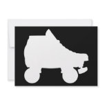 roller skate sillouette invitations