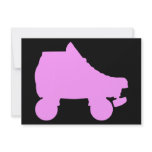 roller skate sillouette invitations