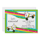 Roller Skating Birthday Invitation