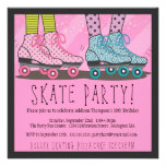 Roller Skating Birthday Party Invitation