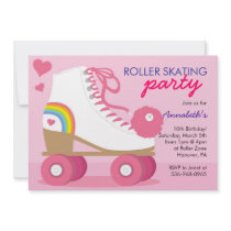 Roller Skating Birthday Party Invitations