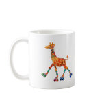 Roller Skating Giraffe mugs