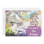 Roller Skating Invitation Happy Birthday Party