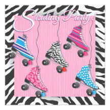 Roller Skating Party Invitations