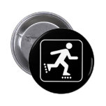 Rollerblade Symbol Button