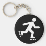 Rollerblade Symbol Keychain