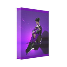 Rollerblading Canvas Print 