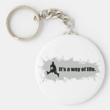 Rollerblading is a Way of Life Key Chains