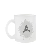 Rollerblading Scribble Style Coffee Mug
